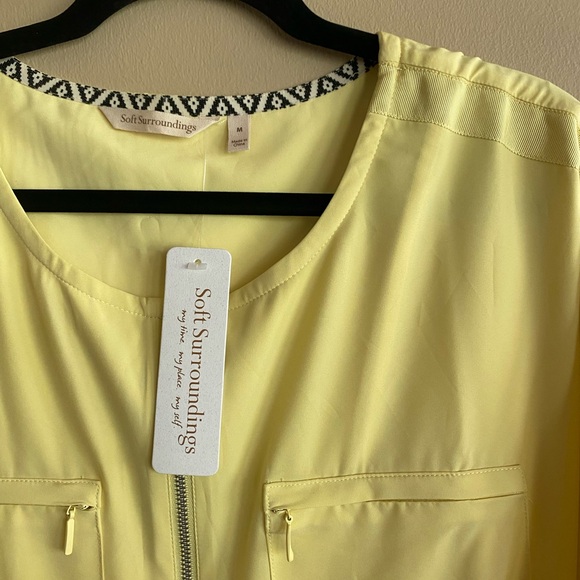 Soft Surroundings yellow dress size medium! - Picture 2 of 3